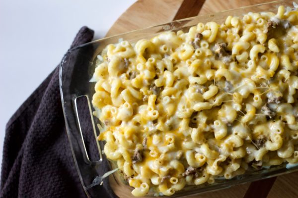 Creamy Beef Mac & Cheese