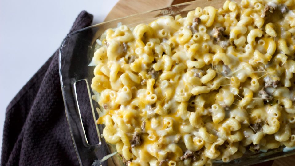 Creamy Beef Mac & Cheese