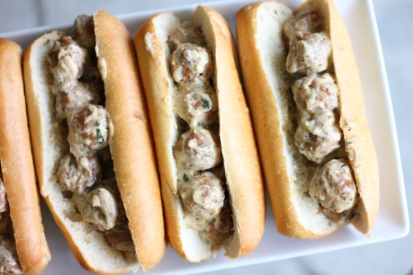 Alfredo Meatball Sub