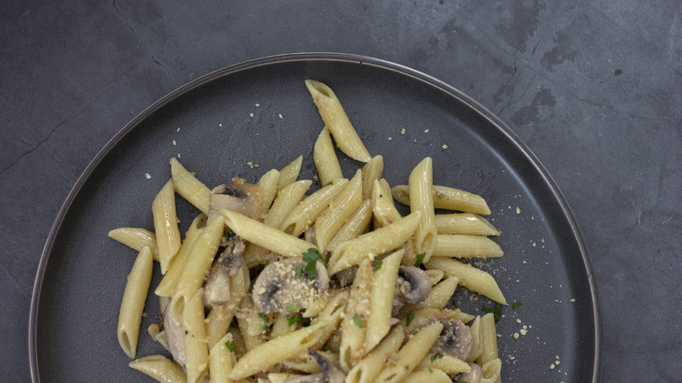 Simple Mushroom Penne